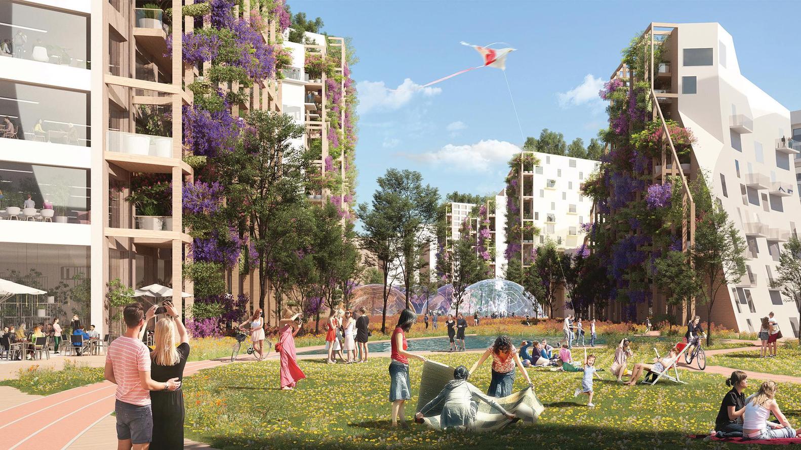 Новий екоквартал в Амстердамі: зелень, вода і вулиці без автомобілів