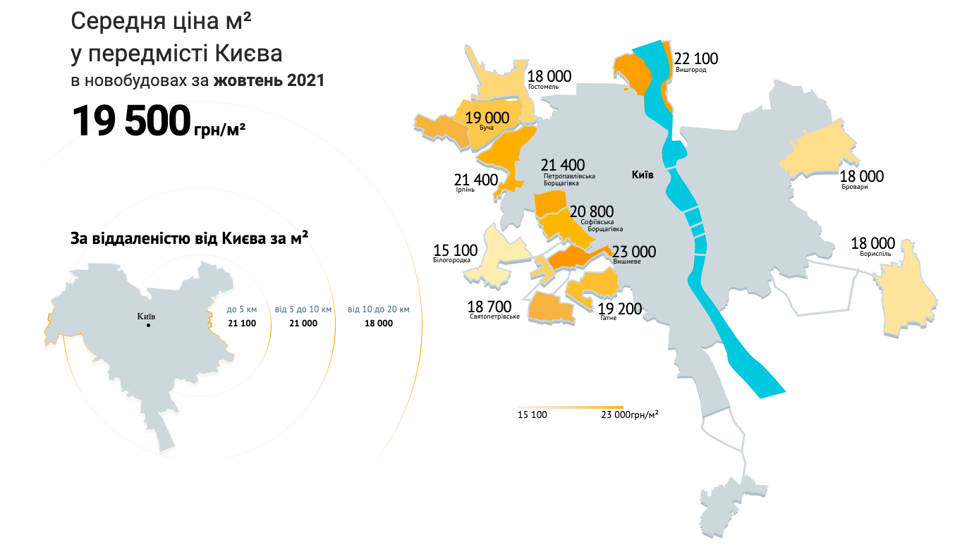 Квадратный метр нового жилья удерживает позиции: цены в Киеве, Львове и Одессе